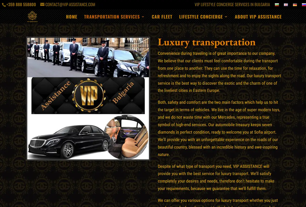 VIP-Assistance.COM - services