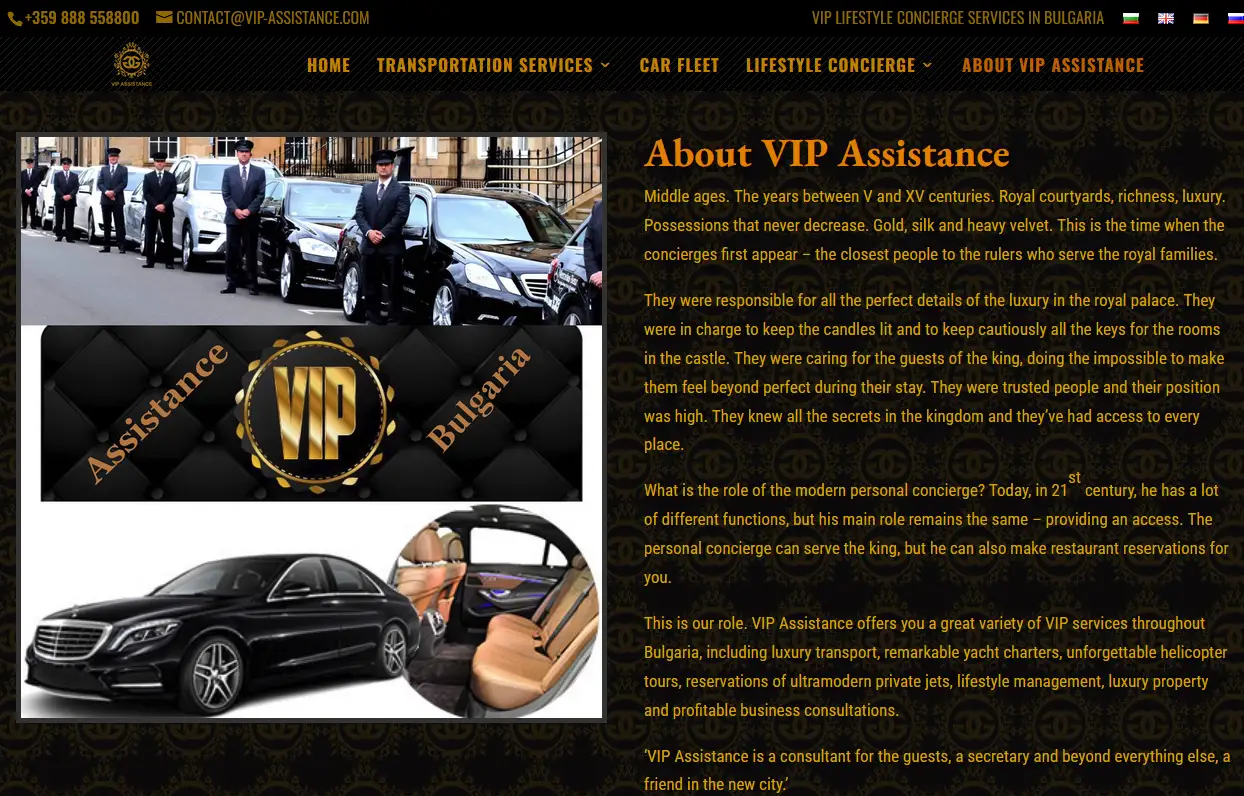 VIP-Assistance.COM - For VIP Assistance